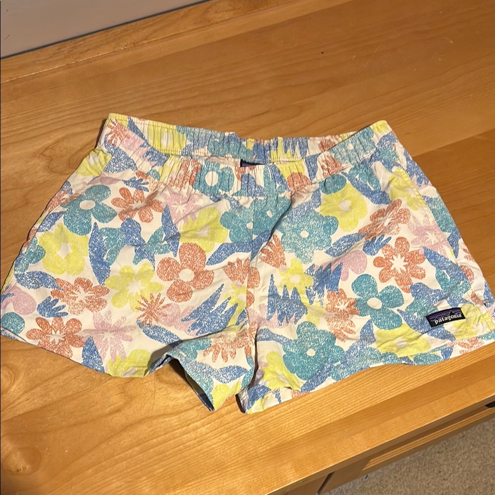 Patagonia floral shorts